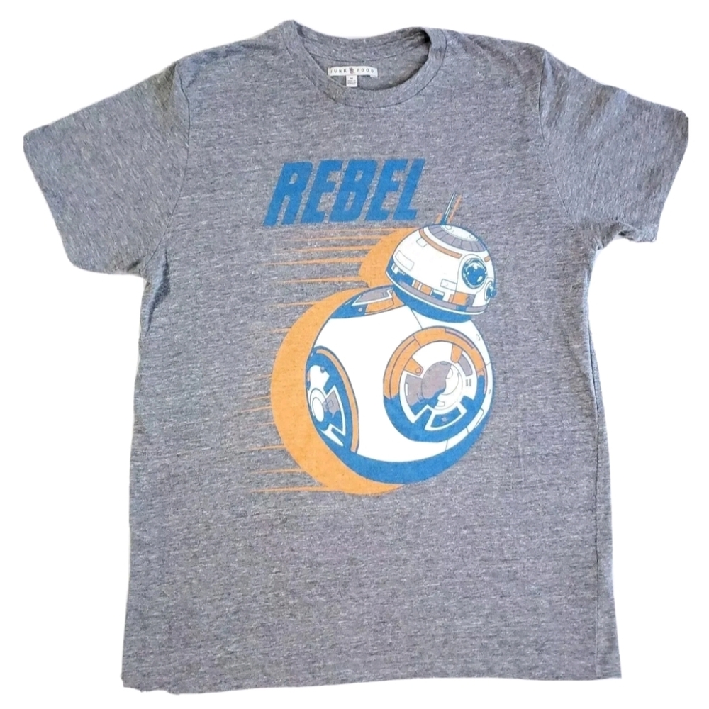 Gray Rebel Droid Graphic T-Shirt